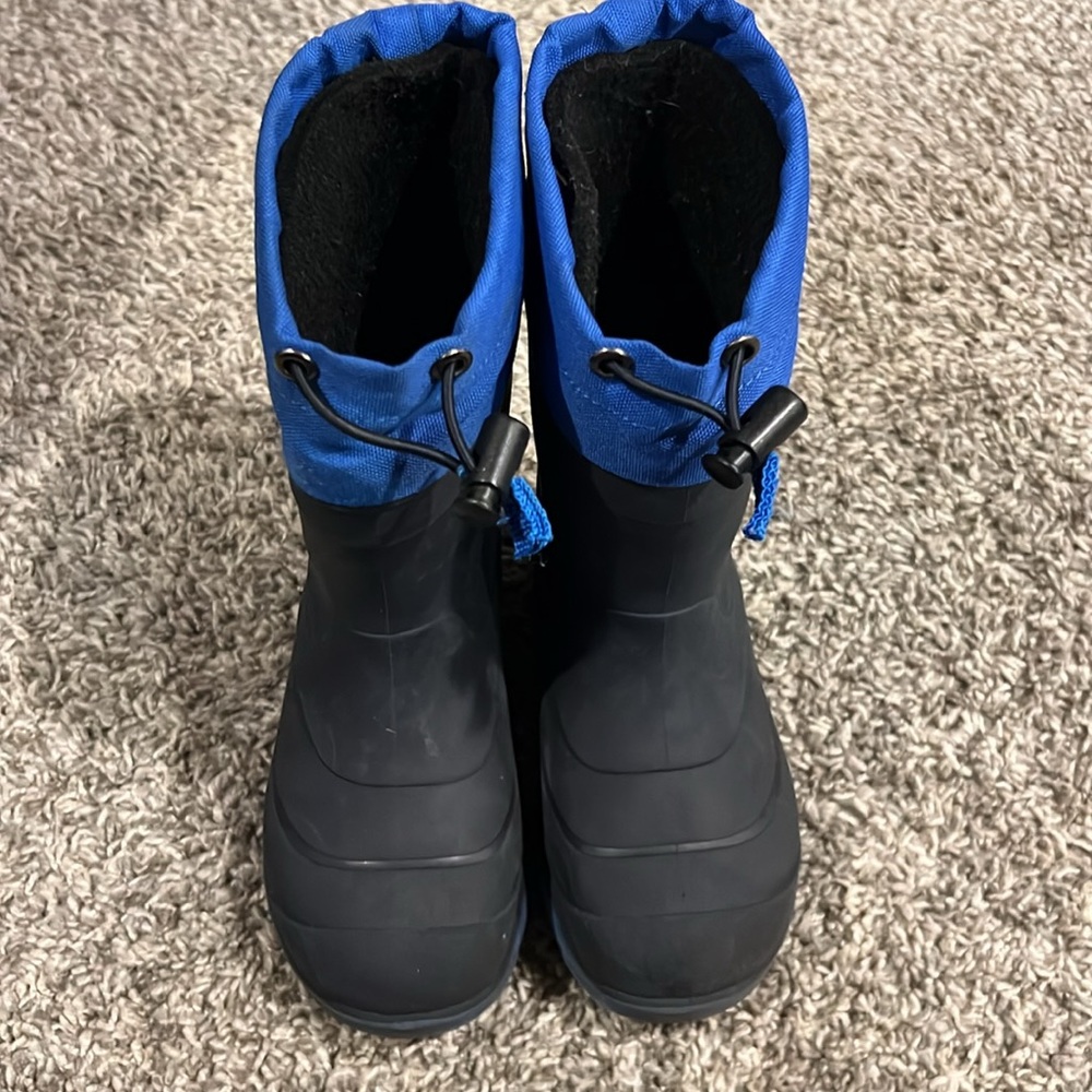 Kamik Snobuster Winter Snow Boot Insulated Waterproof Size 12 Blue Boys